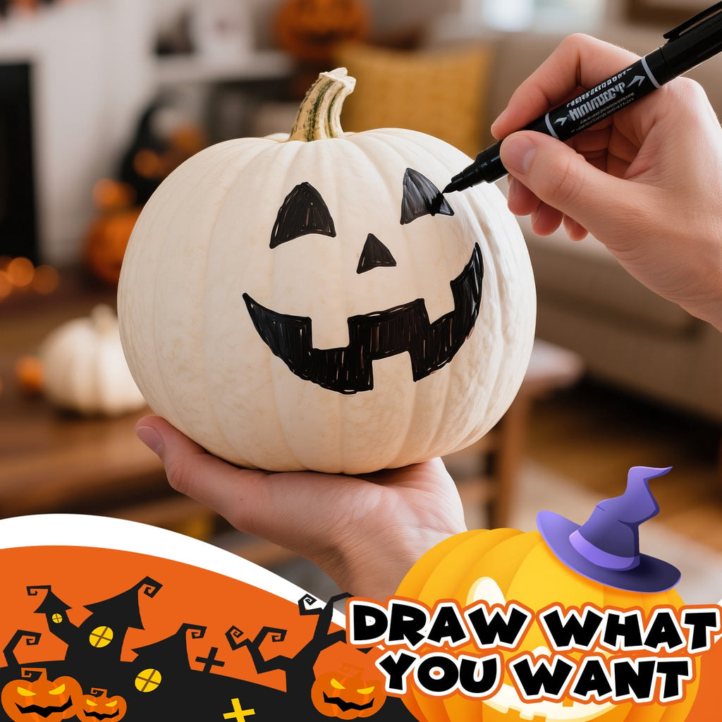 YOYTOO 7 Pcs Artificial Fake Pumpkins Fall Decoration, 4 Sizes, DIY Foam Pumpkins for Halloween Autumn Harvest Thanksgiving Table top House Dining Table Party Decoration (Orange)