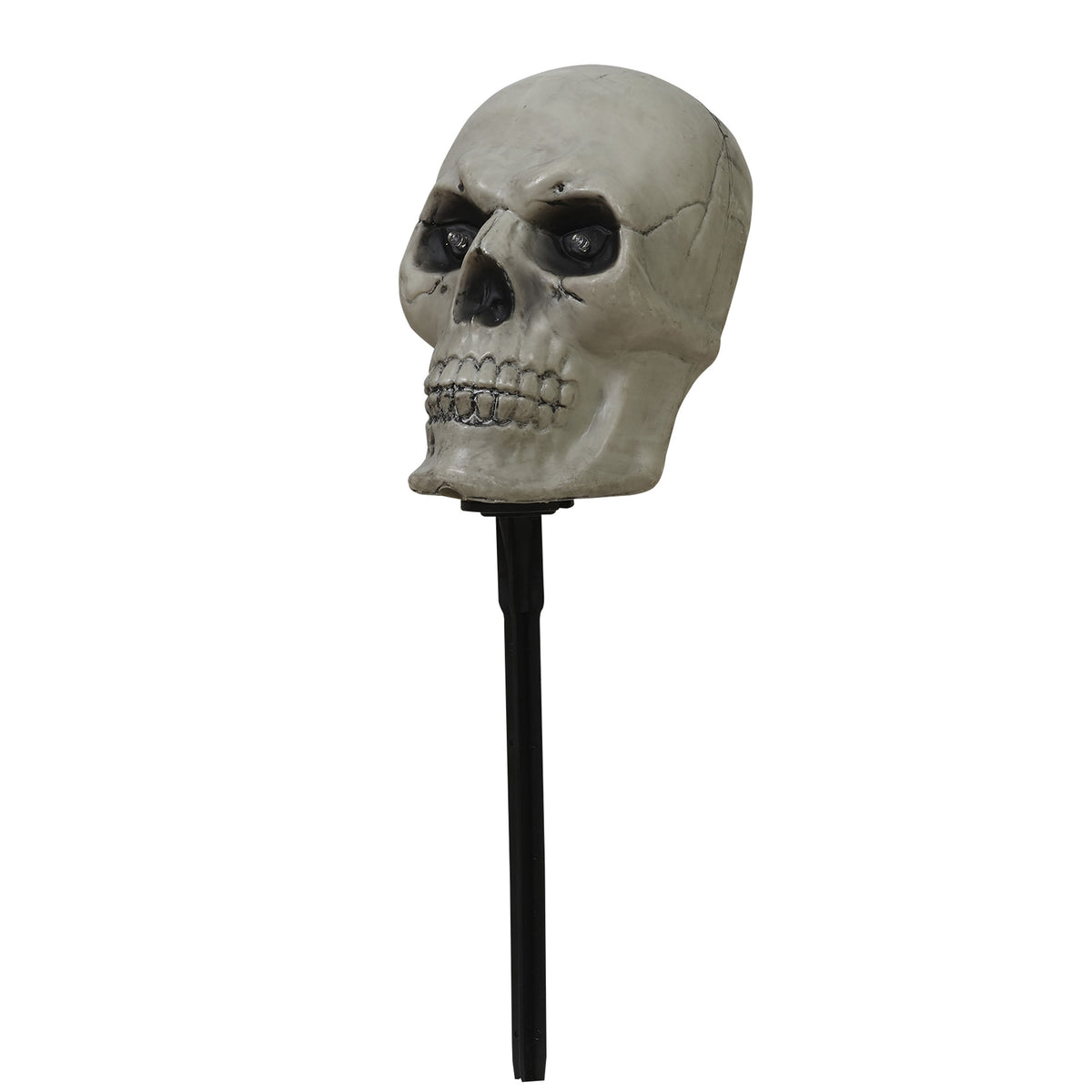 Outdoor Battery-Operated LED Skull Pathmarkers, 17", 3 Count, Halloween by Way To Celebrate