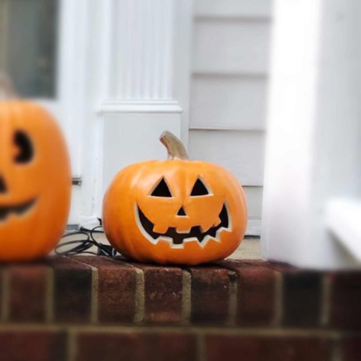 6" Jack O' Lantern - Battery Operated Halloween Pumpkin Lantern - Waterproof for Indoor Outdoor Decorations Favors