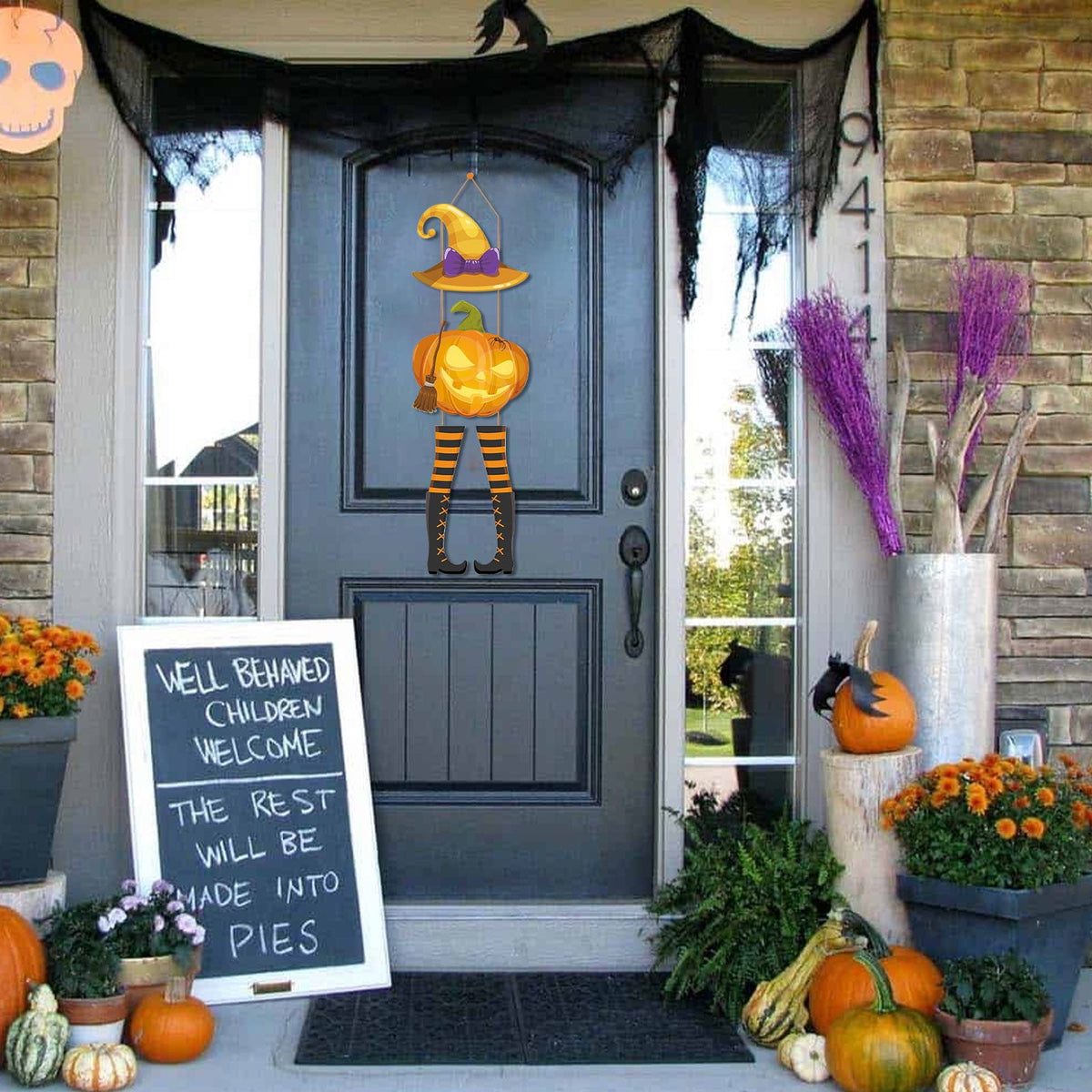 RBCKVXZ Halloween Decorations Indoor Outdoor, Halloween Hanging Decorations, Pumpkins, Ghost Decorations Interior And Exterior Patio Decorations, Fall Decorations for Home