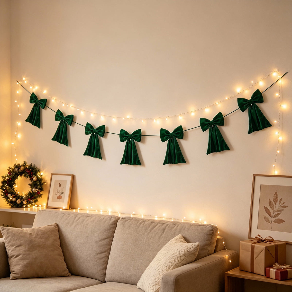 Spring Artificial Flowers Garland, 70 inch Fake Eucalyptus Vine Cherrys Blossoms Hanging Garland Rattan for Mantle Fireplace Wedding Indoor Outdoor Home Decor