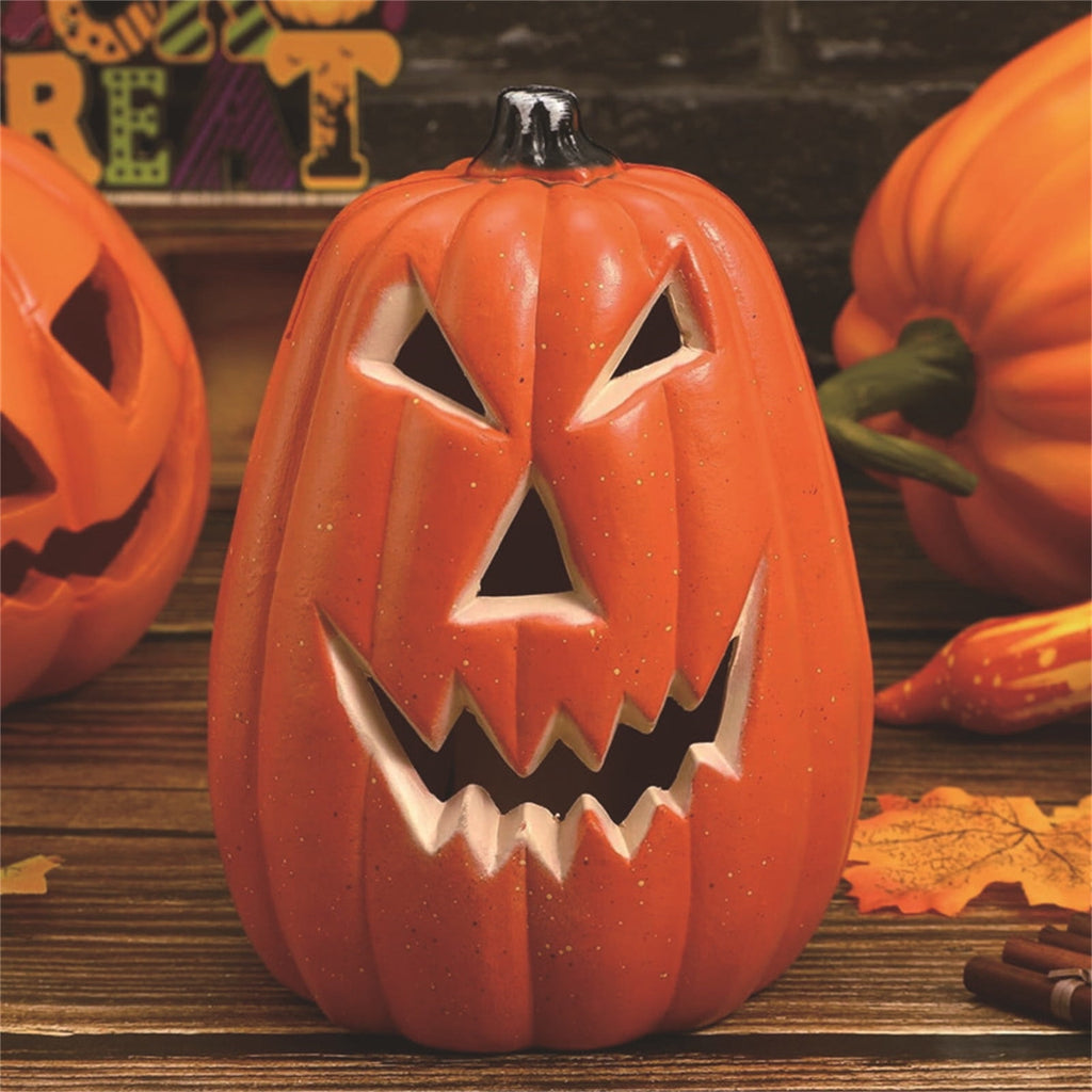 KMMYS Halloween Pumpkin Lantern, LED Light, Realistic Decoration, Versatile Halloween Prop, Perfect for Home Decor and Photography, Halloween Pumpkin Blow Molded Lantern
