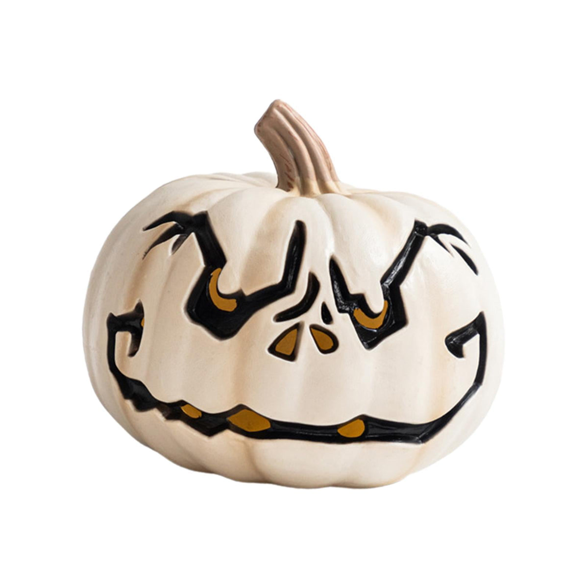 yotijay Halloween Pumpkin Light Indoor Decoration Vivid Details Fine Craftsmanship Resin C