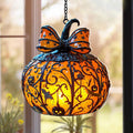 Acrylic Halloween Pumpkin Pendant Hanging Ornament - Spooky Fall Home Decor for Porch Wall Door Indoor Outdoor