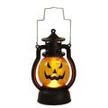 Aufmer Halloween Lights Lantern 3PCS Mini Halloween Pumpkin Candle Lantern LED Halloween Scary Scene Lights Halloween Lantern Decor Vintage Hanging Lantern Gifts for Indoor,Party Spooky Decorations