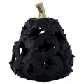 Light-Up Resin Bat Pumpkin Decoration, Black, 7.7", Halloween by Way To Celebrate
