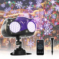 Christmas Snowflake Projector Light - Indoor Outdoor Holiday Projector Lights with Remote Control, IP65 Waterproof Double Head Landscape for Xmas Party New Year Wedding Home Garden