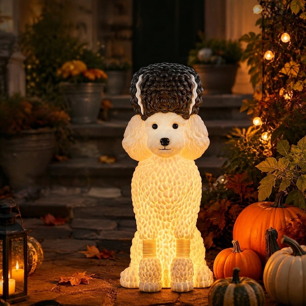 Wicker Ghost Decor, Halloween Decorations Indoor 12.2 Inch, Rattan Ghost Basket Tabletop Lamp Shade for Fall Home Mantel, Halloween Gift Ideal