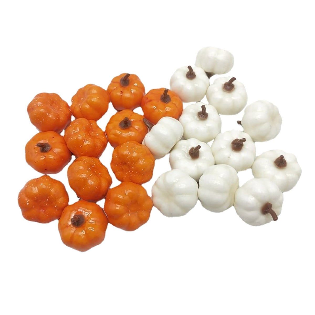 Darzheoy Realistic Mini Pumpkin Decor, Artificial Pumpkin Decor for Autumn Filler, Realistic Pumpkin Decorations for Halloween Thanksgiving Fall Home Decor