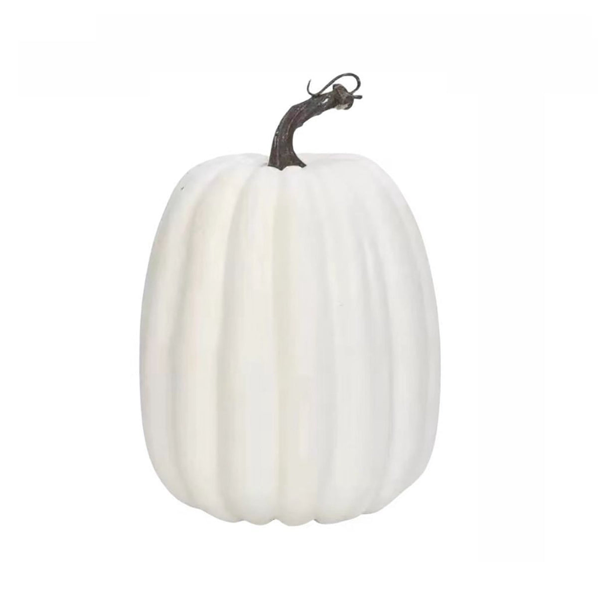 FXMLRLK 1 PCS 6.5 Inch Pink Plastic Pumpkins for Decorating - Large Artificial Foam Pumpkins for Fall Decor, Halloween, Thanksgiving, Paintable for DIY Crafts & Centerpieces