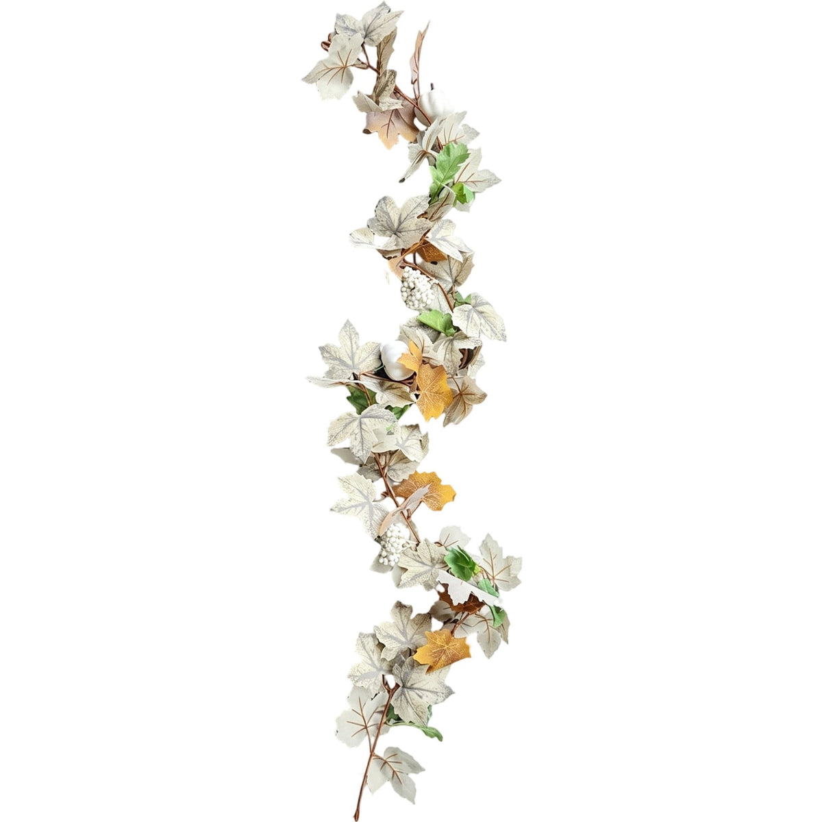 Spring Artificial Flowers Garland, 70 inch Fake Eucalyptus Vine Cherrys Blossoms Hanging Garland Rattan for Mantle Fireplace Wedding Indoor Outdoor Home Decor