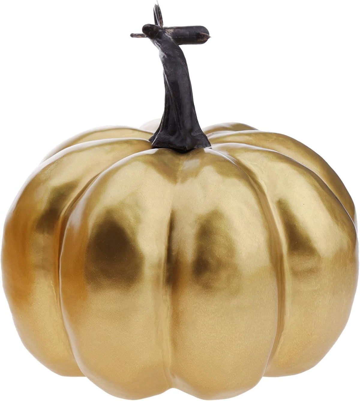 Halloween Artificial Fake Black Foam Pumpkins Autumn Fall Harvest Farmhouse Table Kitchen Thanksgiving Party Realistic Photography Props