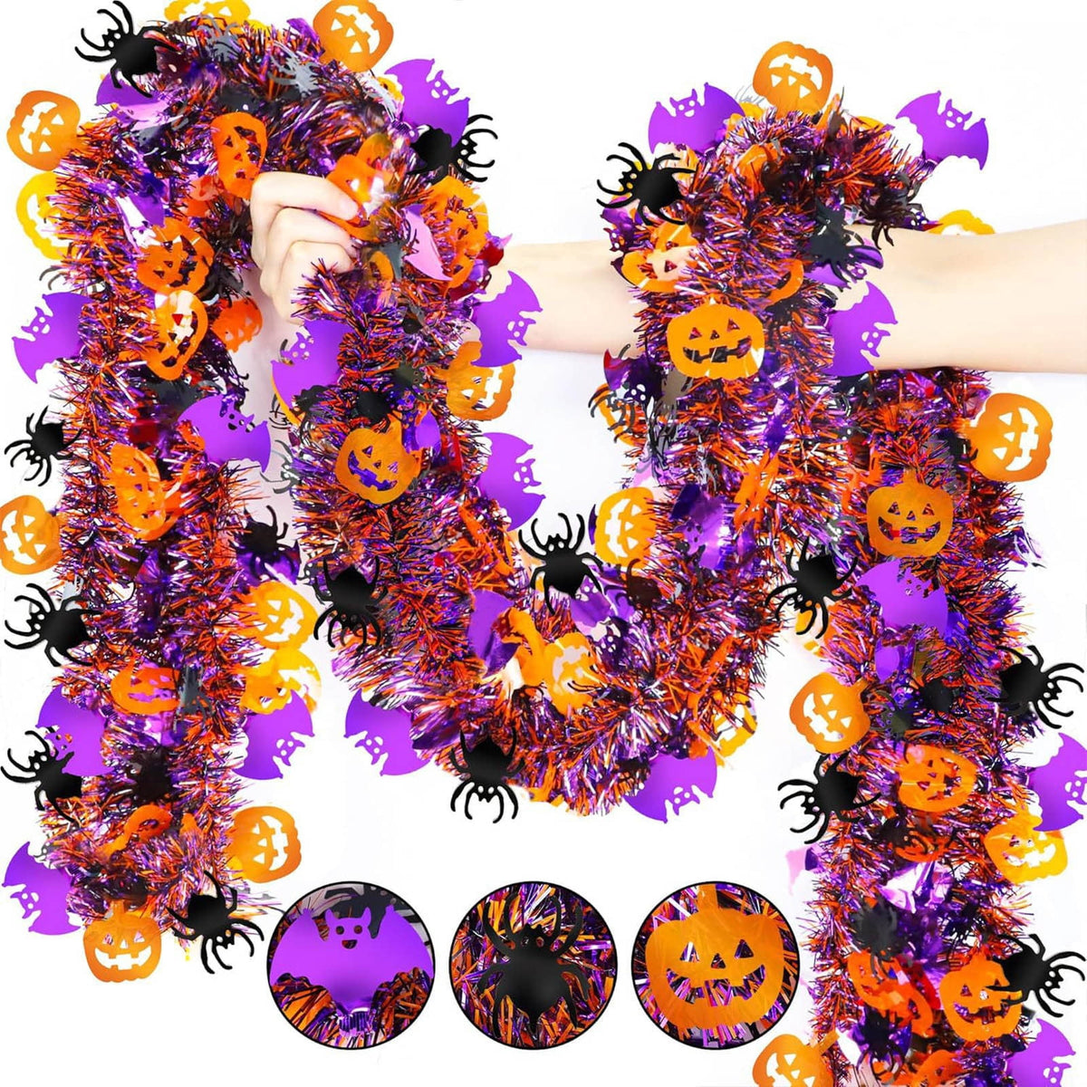 XGFHYJEH Halloween Decorations LED Candle Lights, 3pc Pumpkin Lantern, Halloween Indoor Decor, Halloween Table Decoration Ornament for Home Room Party