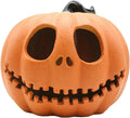 Halloween Pumpkin Decorations Jack-O-Lantern Light Up Pumpkin Vintage Halloween Decorations Large Plastic Pumpkin for Porch Funny Pumpkin Decor for Halloween Indoor and Outdoor Decor