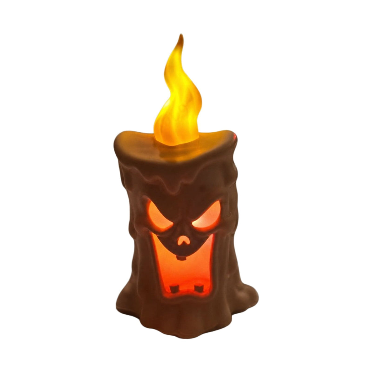 Halloween Pumpkin Night Light With Witch Hat Acrylic LED Tabletop Ornament, Spooky Glowing Figurine for Home Party Bedroom Holiday Decoration