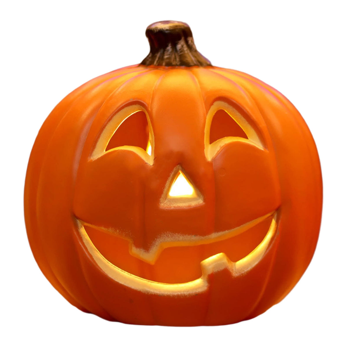 KMMYS Halloween Pumpkin Lantern, LED Light, Realistic Decoration, Versatile Halloween Prop, Perfect for Home Decor and Photography, Halloween Pumpkin Blow Molded Lantern