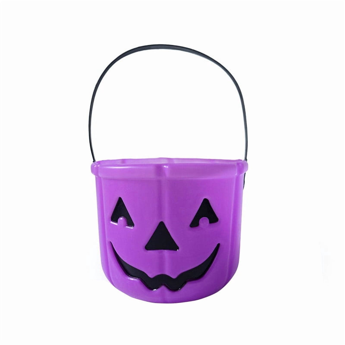 Kyusrd Trick or Treat Halloween Lantern Pumpkin Decoration Lighted Table Centerpieces Ornaments Spooky Pumpkin Prop Decor Decorative Wedding Candy Bowl Organizer Canisters