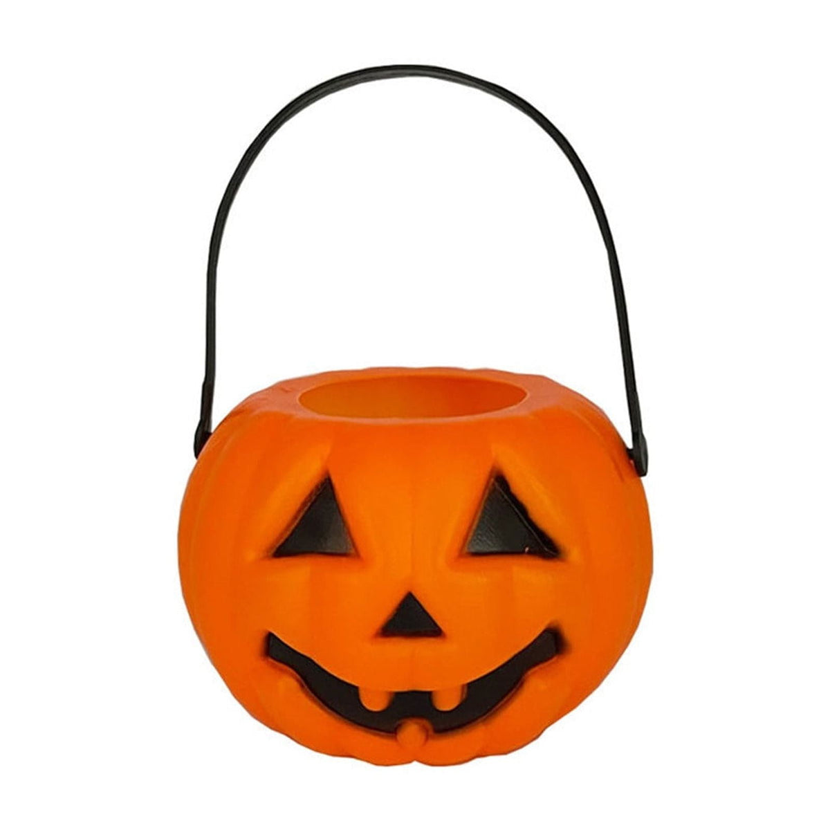 Kyusrd Trick or Treat Halloween Lantern Pumpkin Decoration Lighted Table Centerpieces Ornaments Spooky Pumpkin Prop Decor Decorative Wedding Candy Bowl Organizer Canisters