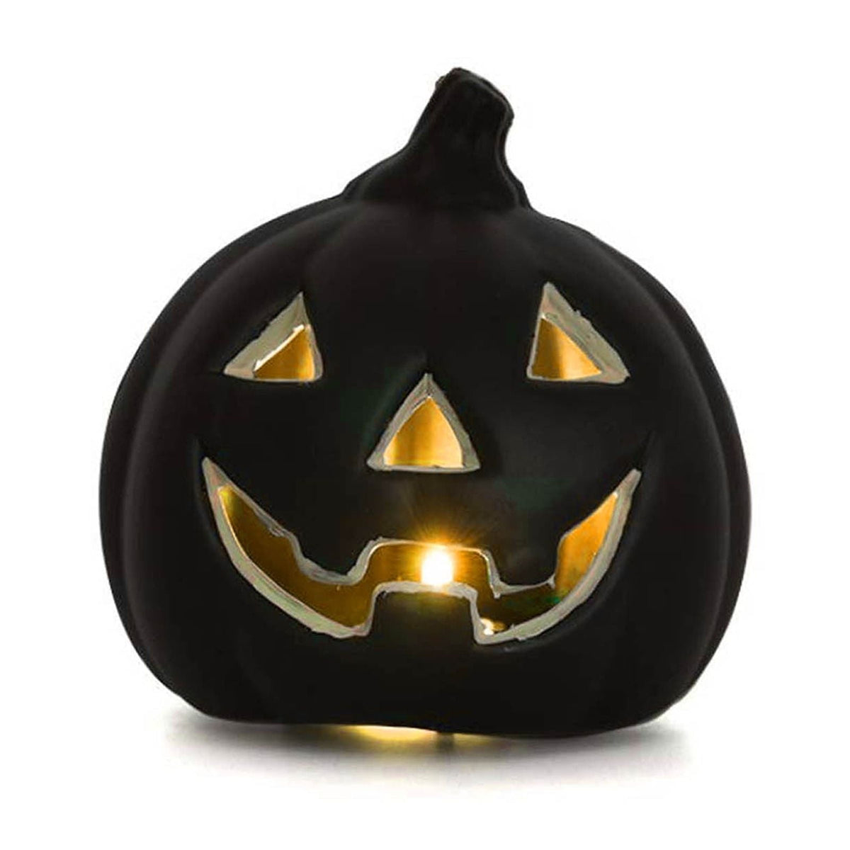 Qndoxp Halloween Pumpkin Lantern, LED Light‑Up Jack‑O‑Lantern for Yard Table House Party Holiday Decor