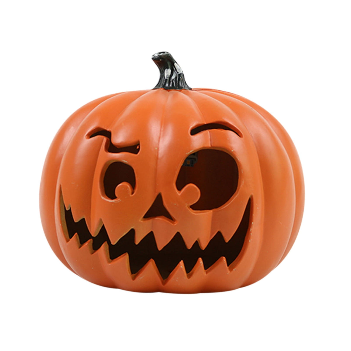 SRUILUO Halloween Light up Jack-O-Lantern, Fall Thanksgiving Pumpkin Light Decorations, Pumpkin Prop with LED Light, Halloween Tabletop Decorations Props for Indoor Outdoor Decor (No Battery)
