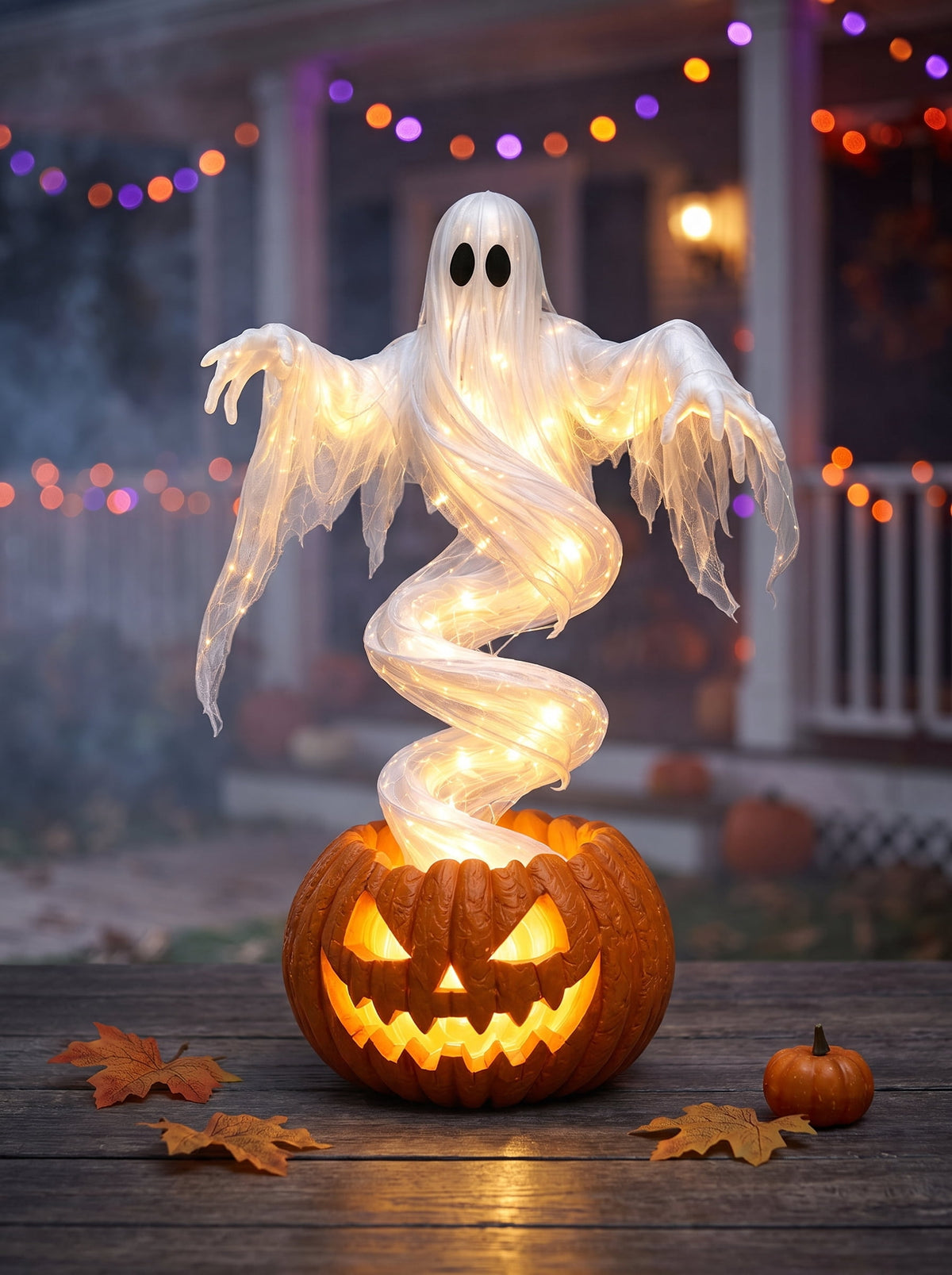 Fuebueo Realistic Halloween Skeleton Decorations with Eyes Lights - Scary Groundbreaker Skull Stakes for Indoor Outdoor Haunted, Yard, and Garden Party Decor