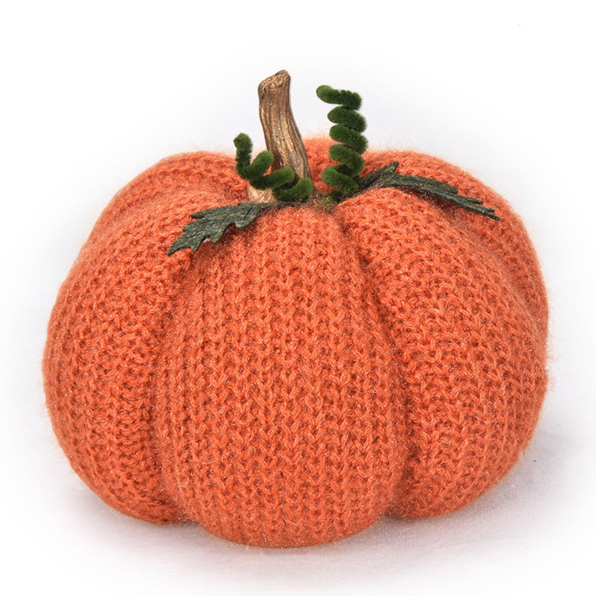 Taotanxi Fall Mini Crochet Pumpkins Seasonal Knit Decorative Pumpkins for Crafts Rustic Decor Farmhouse Decorative Fall Thanksgiving Centerpiece Table Decorations for Mantel Kitchen Gift