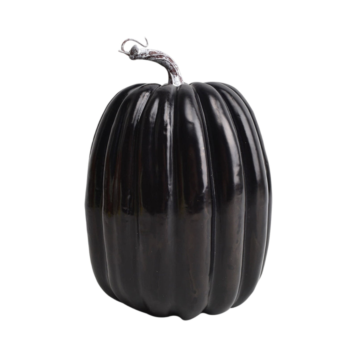 XHKUYI Large Artificial Pumpkins 10.24 inches, Realistic Decorative Pumpkins with Stems, Faux Pumpkins for Autumn Harvest Thanksgiving Home Kitchen Table Centerpieces Decor