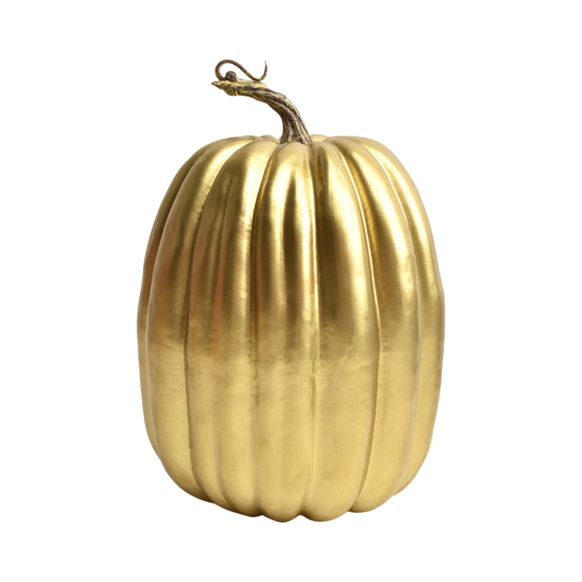 XHKUYI Large Artificial Pumpkins 10.24 inches, Realistic Decorative Pumpkins with Stems, Faux Pumpkins for Autumn Harvest Thanksgiving Home Kitchen Table Centerpieces Decor