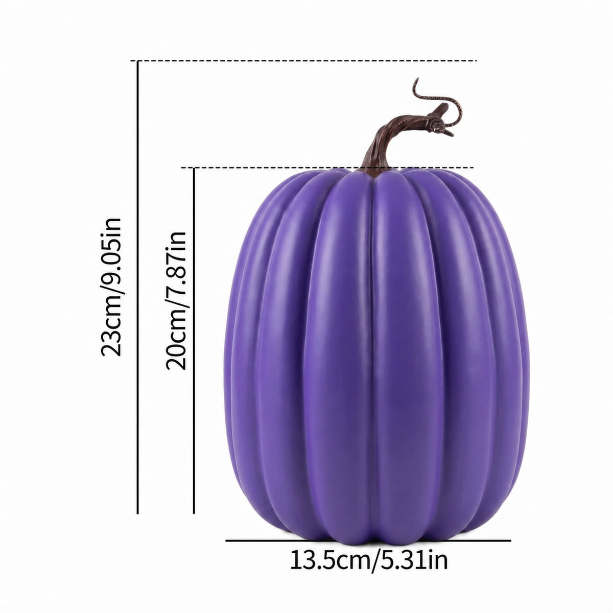 CQHVKQ 8 Inch Large Artificial Pumpkin Fall Decorations, Realistic Fake Harvest Pumpkin, Orange Gold Decorative Pumpkins for Table Centerpieces, Fall, Thanksgiving & Halloween DIY