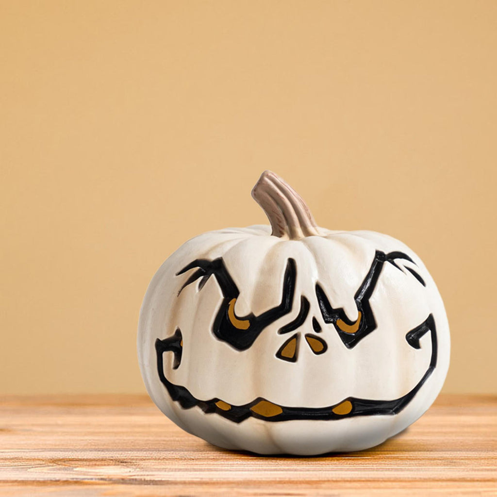 yotijay Halloween Pumpkin Light Indoor Decoration Vivid Details Fine Craftsmanship Resin C