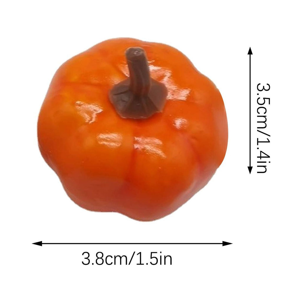 Darzheoy Realistic Mini Pumpkin Decor, Artificial Pumpkin Decor for Autumn Filler, Realistic Pumpkin Decorations for Halloween Thanksgiving Fall Home Decor