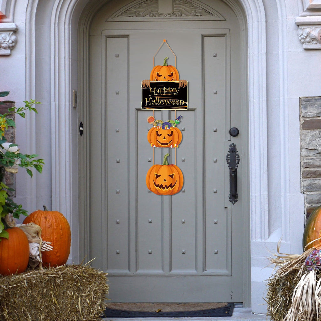 RBCKVXZ Halloween Decorations Indoor Outdoor, Halloween Hanging Decorations, Pumpkins, Ghost Decorations Interior And Exterior Patio Decorations, Fall Decorations for Home
