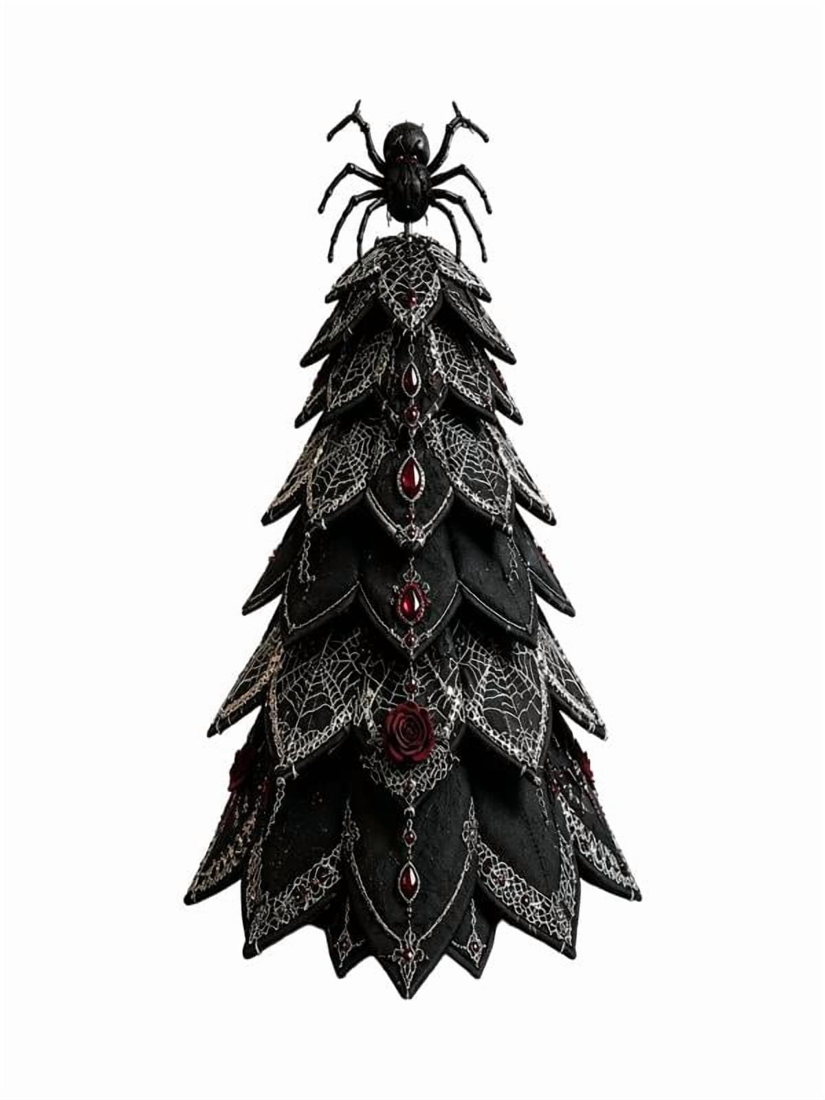 DIY Halloween Quilted Fabric Tree Kit, Sewing Project Holiday Mantel Decor, Quilted Patchwork Fabric Halloween Tabletop Christmas Tree, Handmade Gifts for Craft Lovers, Charming Patchwork Bundle #Cat