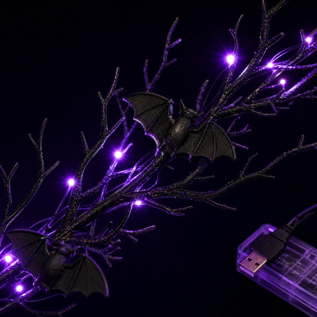 Clearance Gunhay Fall Decor Fall Decorations for Home, Black Decorations Halloween Garland, Fall Wall Hanging Rose Leaves, Artificial Black Rose Leaf Vine, Halloween Decorations for Home