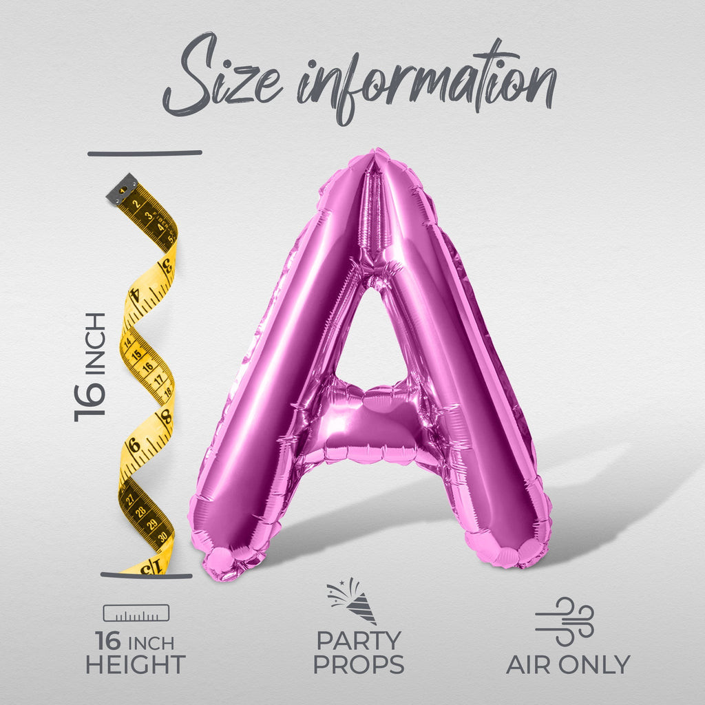 Letter Balloons - TRICK OR TREAT 16" Inch Alphabet Letters Foil Mylar Balloon Halloween Party Banner (Purple)