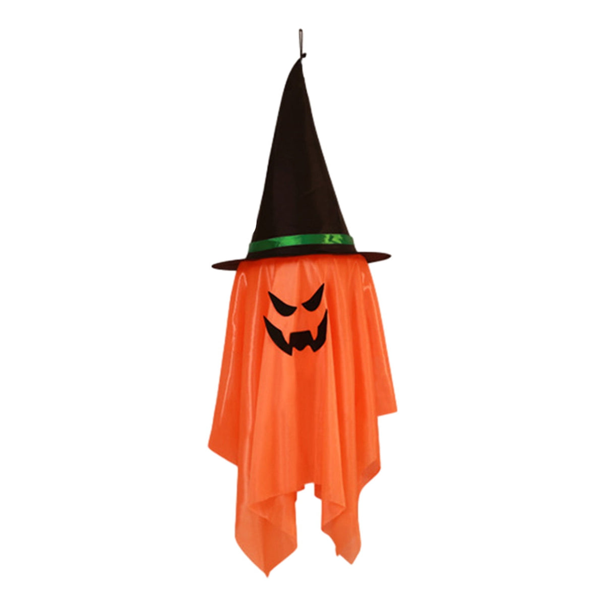 SCNOR Friendly Ghost Statue with Pumpkin Candy Bowl, 11.8 Inch Halloween Decoration for Outdoor Porch, Yard, Patio & Indoor