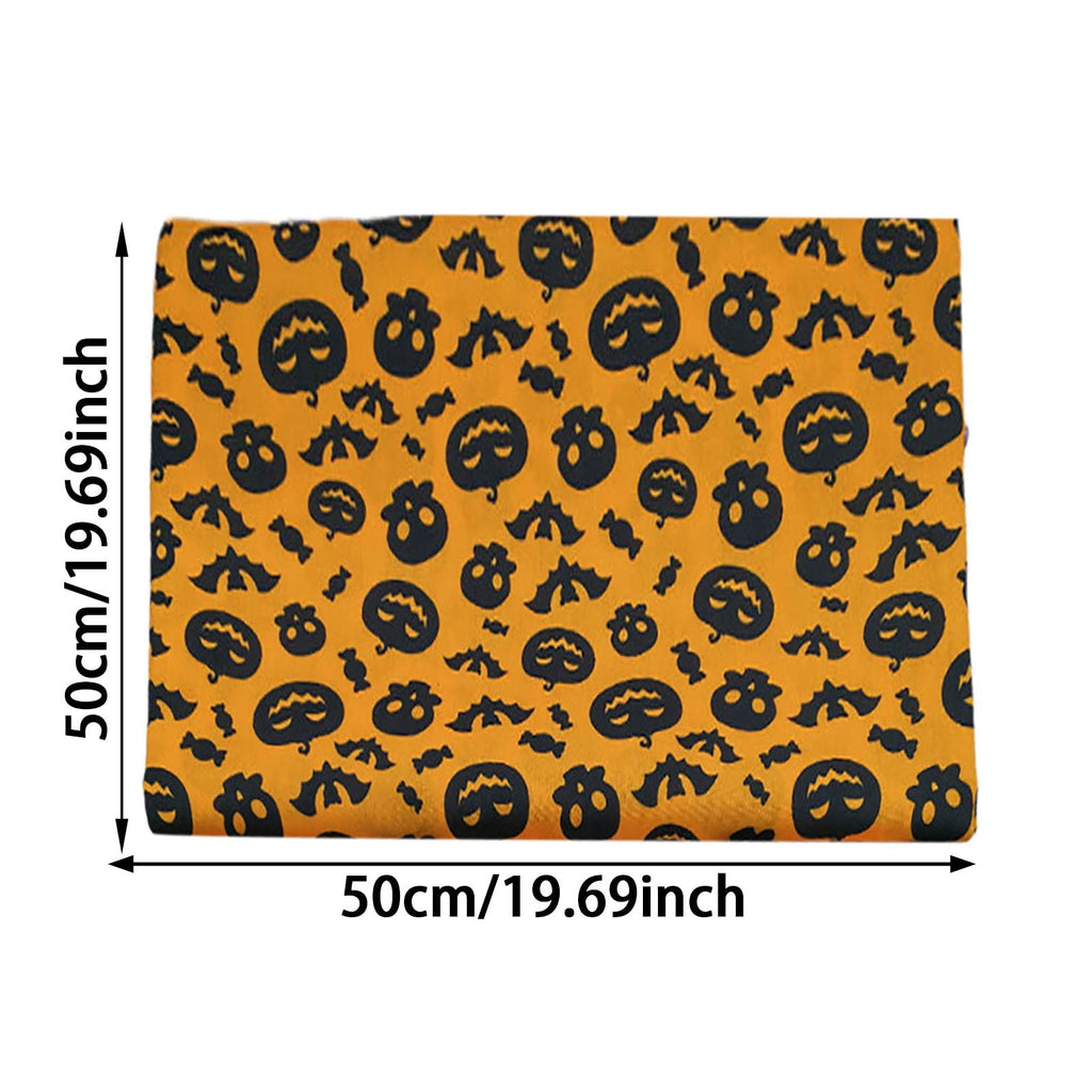 Halloween Decorations Halloween Digital Print Fabric For Diy Quilting Sewing Craft Polyester Material Patchwork Textile Supplies Diy Knitting Diy 9.8"X9.8" 2026