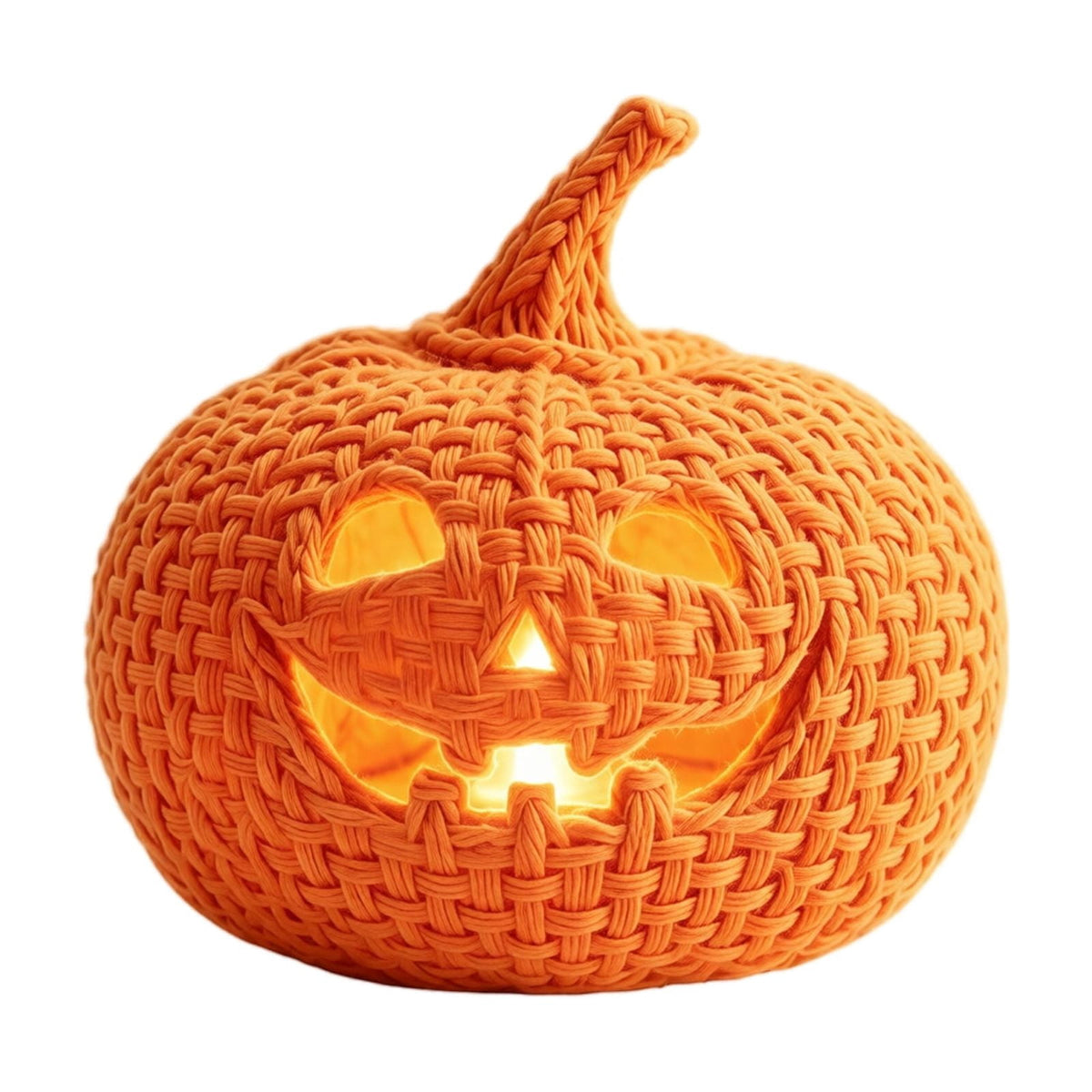 Aximioll Halloween Black Woven Jack-O-Lantern Pumpkin Decor, Hand Woven Rattan Wicker Style Statue, Trick or Treat Candy Bowl Lantern for Porch Entryway Fireplace Mantel Table, Black, 11 Inches