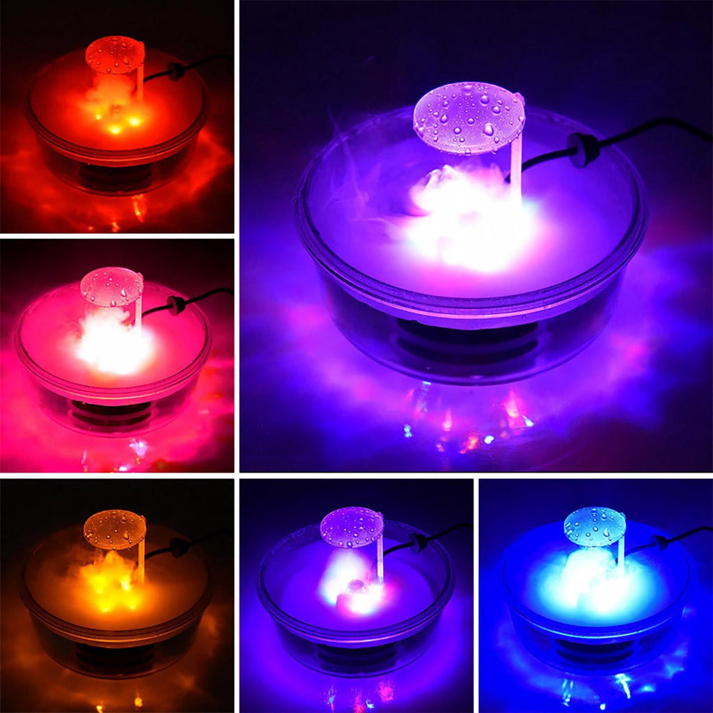 Tarmeek Halloween Mist Maker Cauldron with Light,Large Witch Cauldron Party Decorations, Halloween Party Spray Sprayer Cauldron Atmosphere Light for Halloween Decorations,Halloween Candy Bucket
