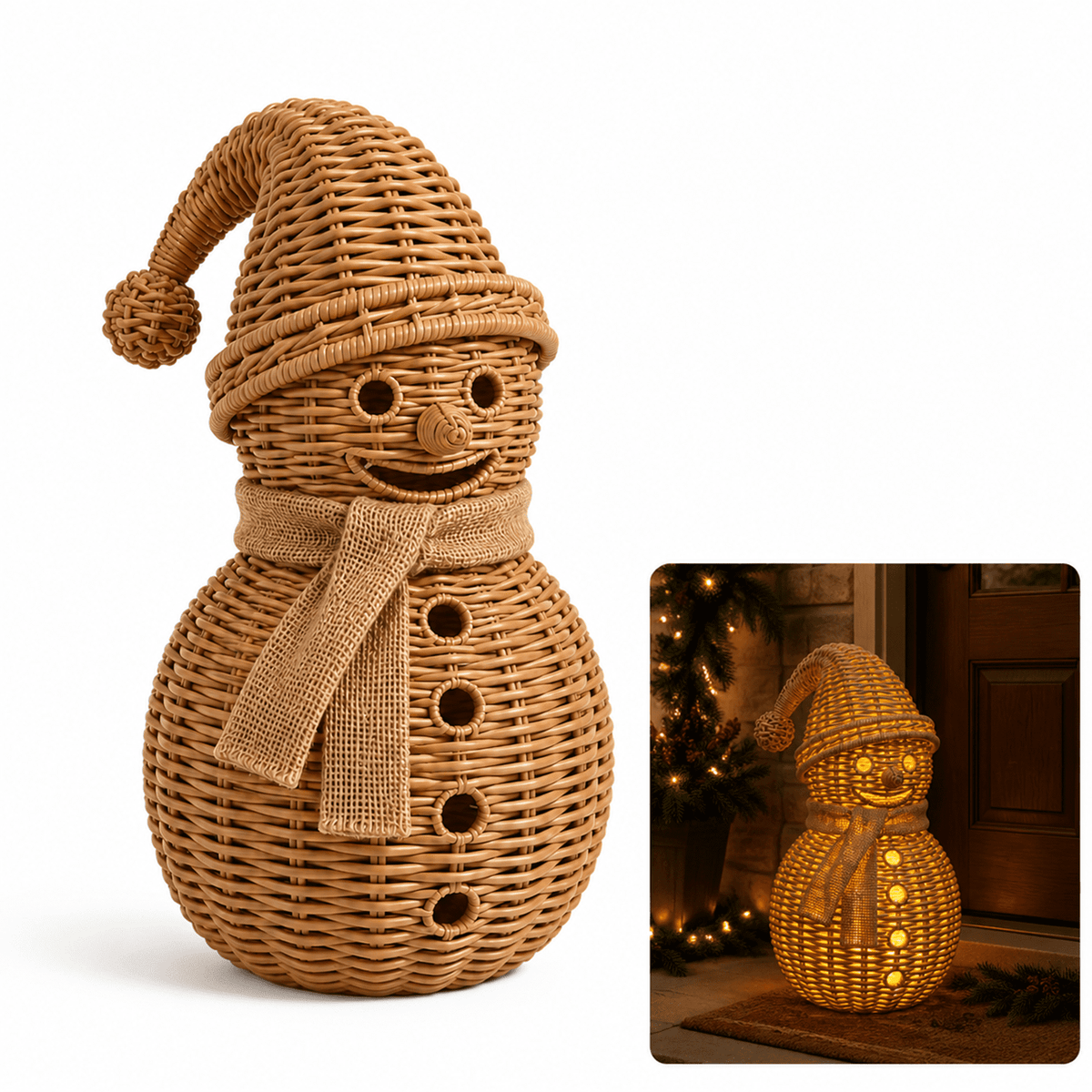 Handwoven Pumpkin Lantern, Rustic Vintage Halloween Decor, 28cm Woven Pumpkin Lantern Without LED Candle Light, Pumpkin Ornament for Mantel Doorstep Halloween Party Decorations