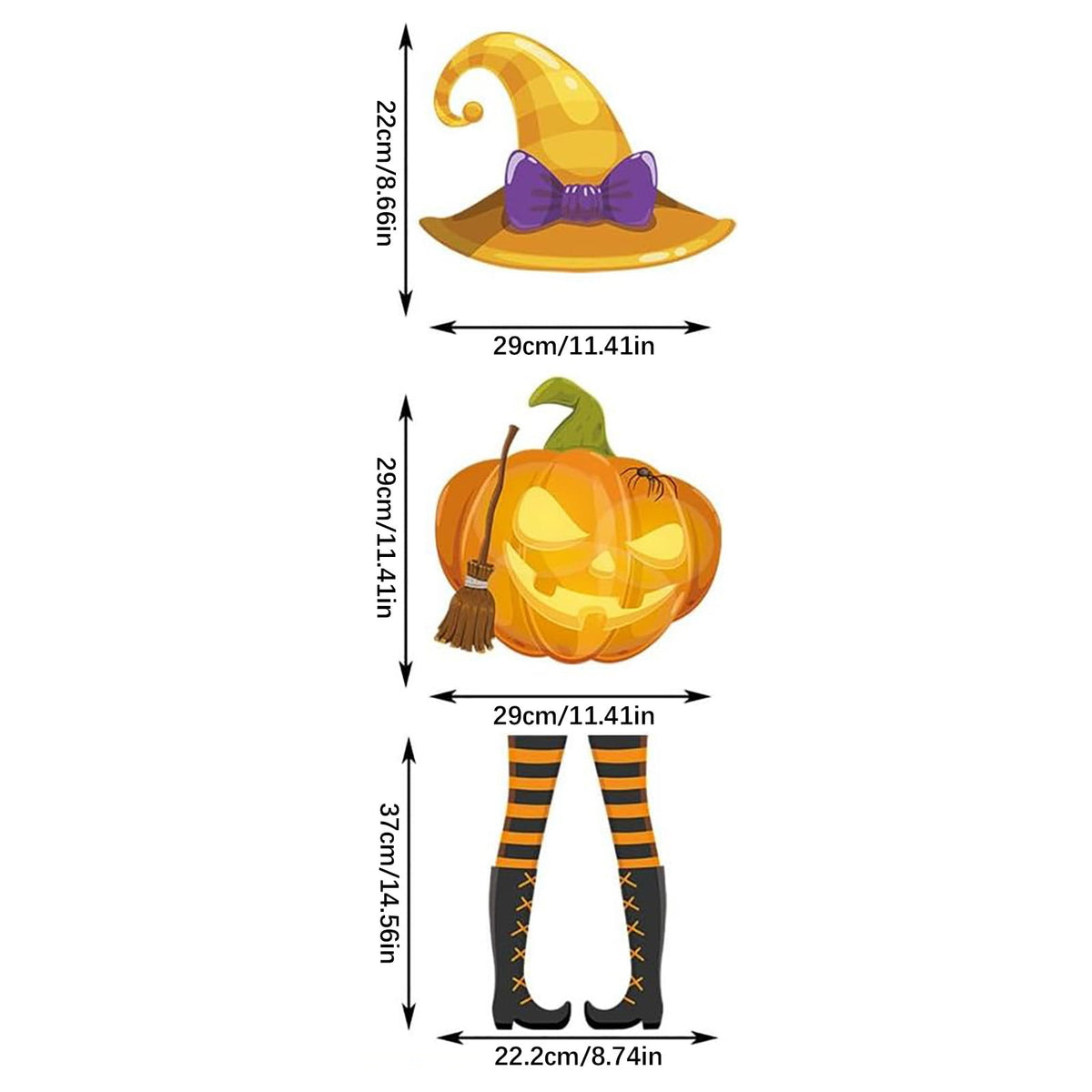 RBCKVXZ Halloween Decorations Indoor Outdoor, Halloween Hanging Decorations, Pumpkins, Ghost Decorations Interior And Exterior Patio Decorations, Fall Decorations for Home