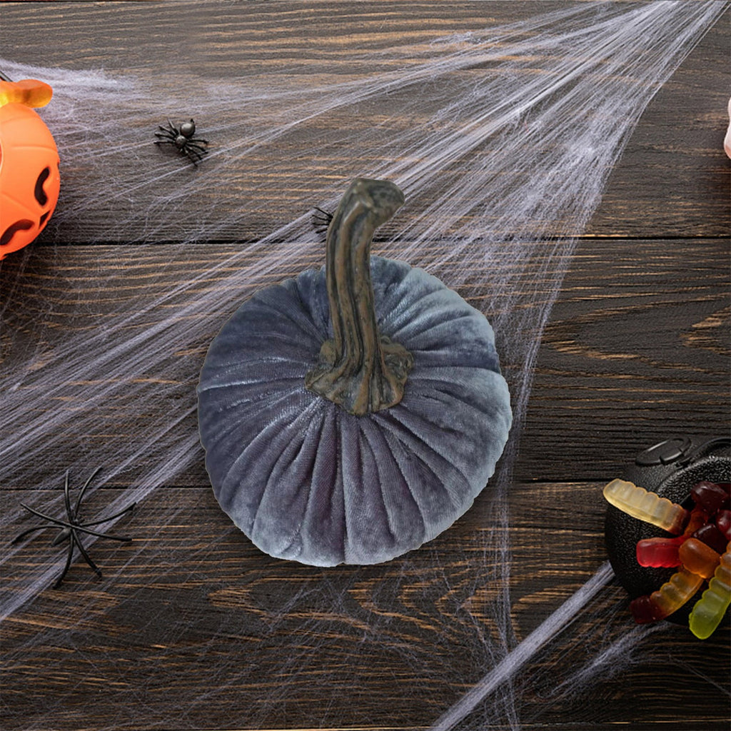 Sahpxhe Halloween Pumpkin Decorations Halloween Velvet Pumpkins Decor Super Soft Stuffed with Exquisite 15*15cm