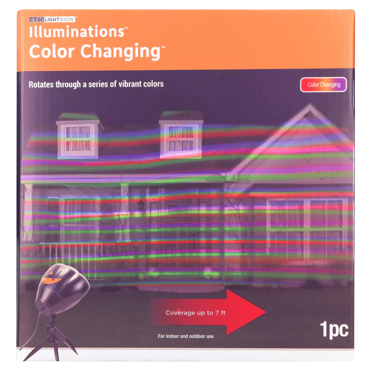 Halloween Light Show Illuminations Color Changing Light Waves Projector Light with Easy Installation