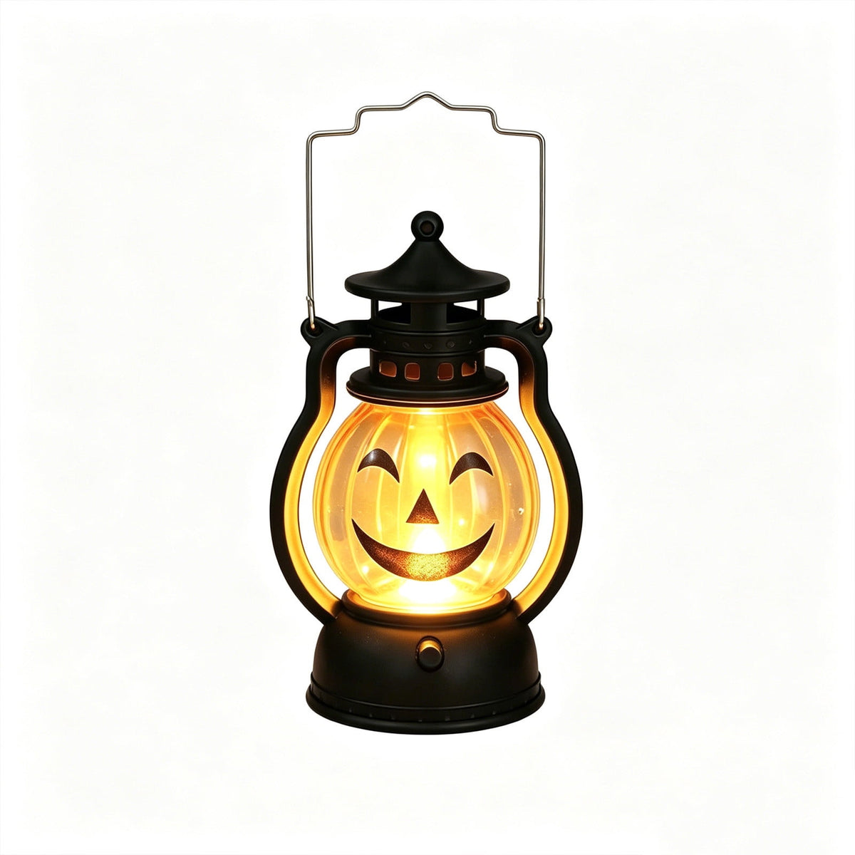 Halloween Lights Outdoor, Pumpkin Lantern with LED Light, Cute Expression Halloween Party Lanterns with Portable Handle, for Fall Decor Yard Garden Bedroom Living Room Indoor Outdoor