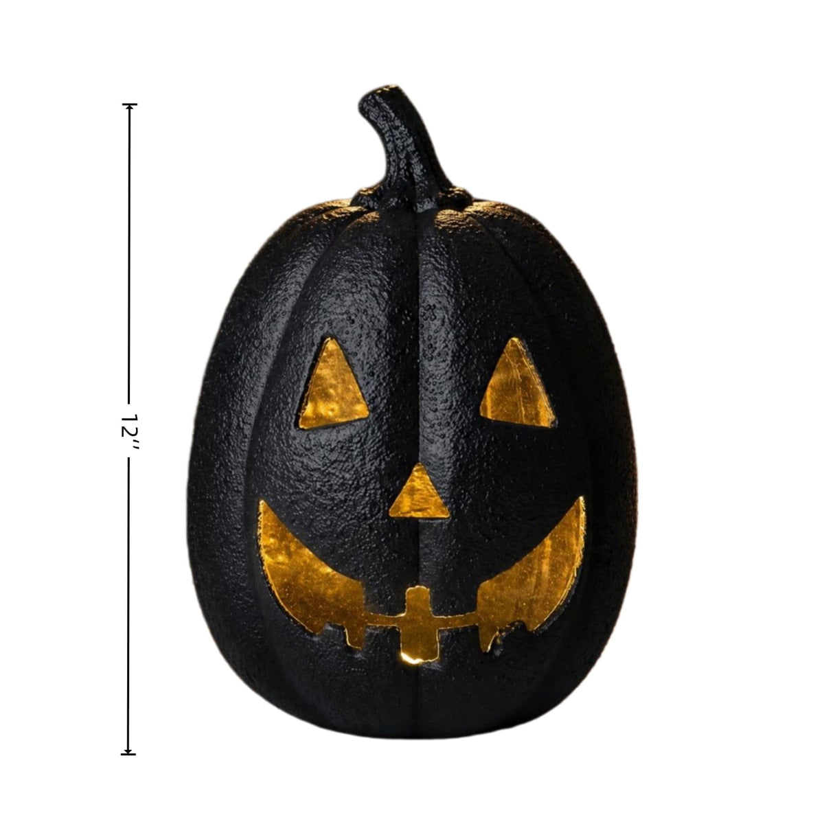 Oversized LED Lighted Pumpkin Decoration with Bright Glow, Large Plastic Halloween Pumpkin for Outdoor Yard, Porch, Home, Storefront, Shopping Mall, and Holiday Display