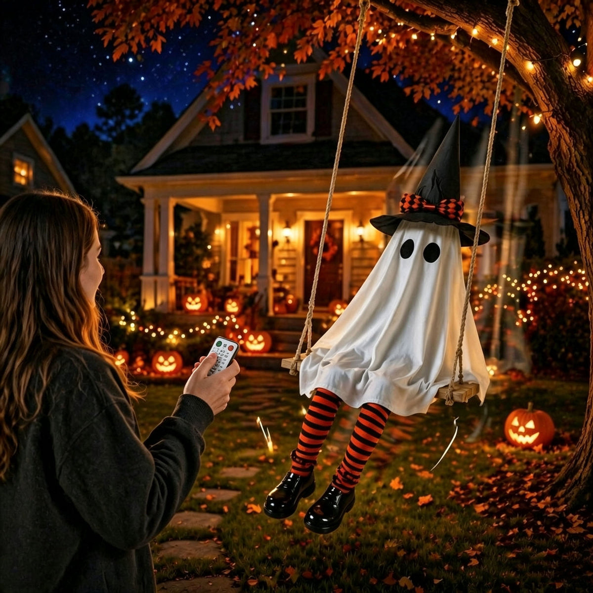 Fuebueo Realistic Halloween Skeleton Decorations with Eyes Lights - Scary Groundbreaker Skull Stakes for Indoor Outdoor Haunted, Yard, and Garden Party Decor