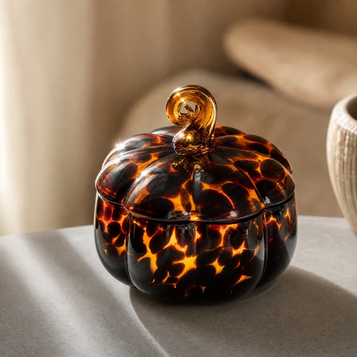 Halloween Pumpkin Jar Candle Farm Apple Pumpkin Scented 3 Wick Confetti Figural Desktop Thanksgiving Fall Decoration Gifts