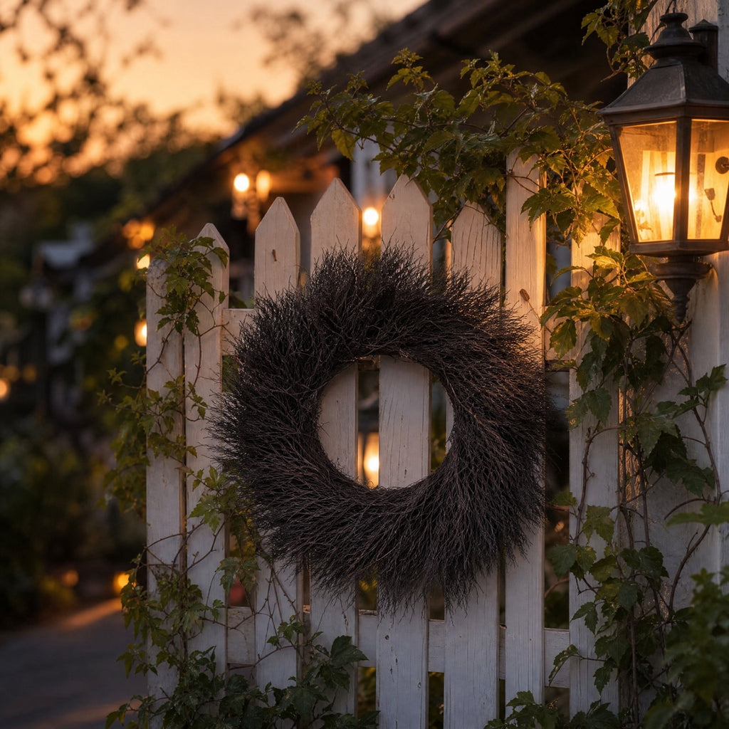 sruoe Halloween Glitter Foil Pumpkin Tinsel Wreath, Halloween Decorations Indoor, Sparkling Front Door Decor for Porch, Party Background, Wall Arrangement