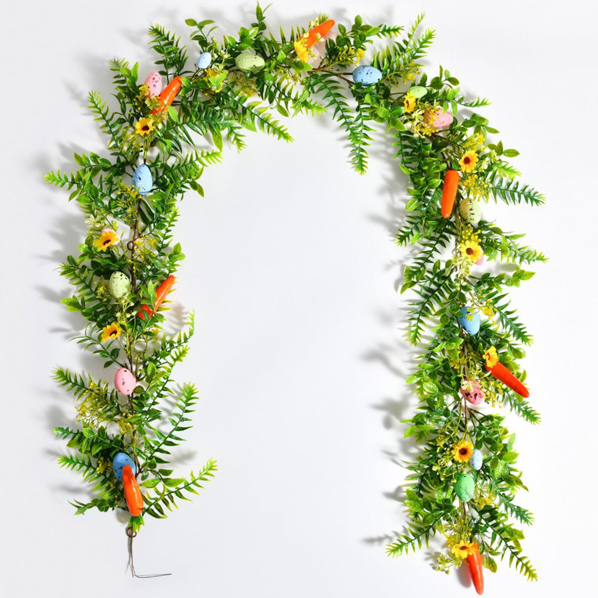 Chmadoxn 78.74" Halloween Thanksgiving Maple Leaf Garland with Mini Pumpkins & Berries, Artificial Fall Leaves Vine for Mantel Staircase Porch, Autumn Harvest Hanging Home Decor