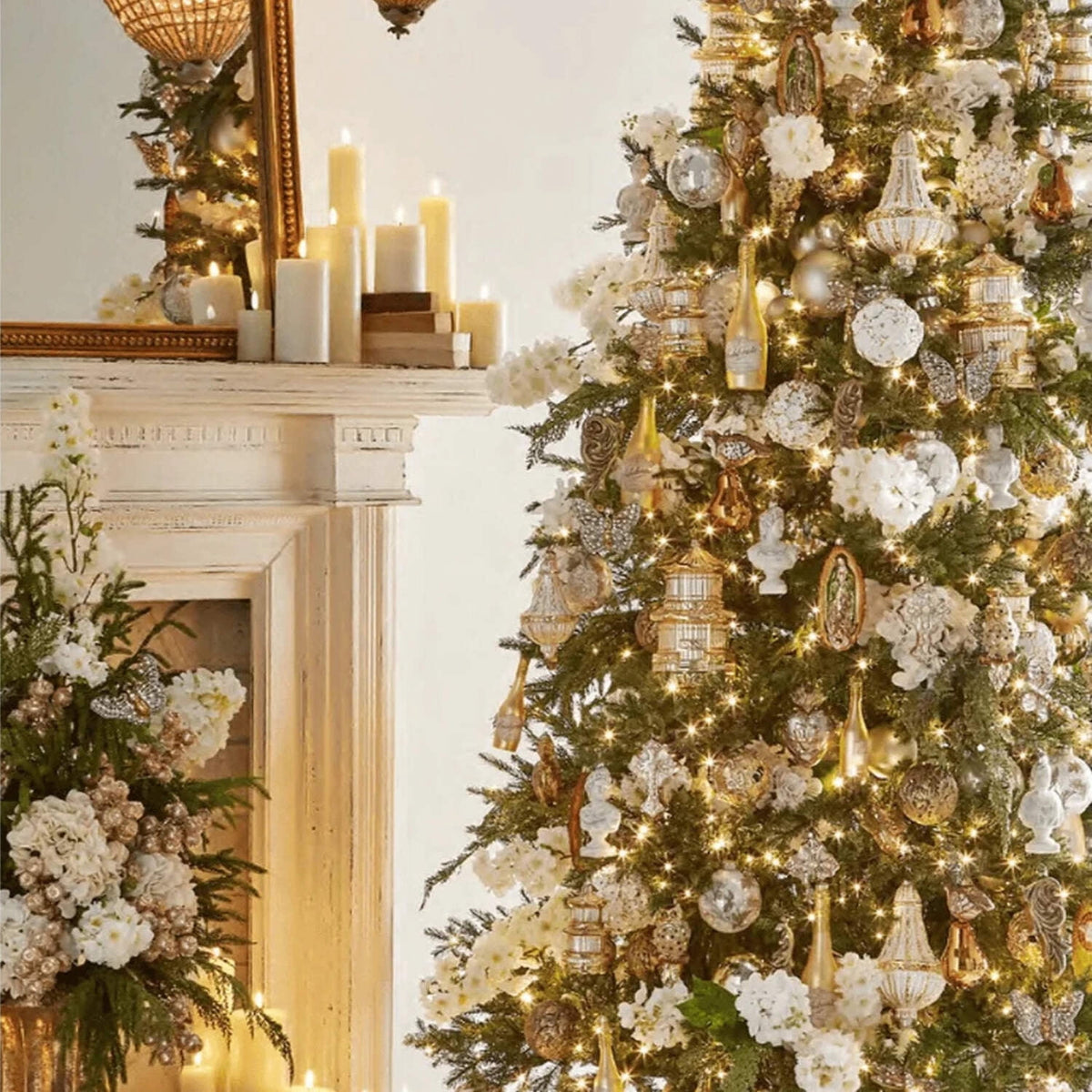 RAZ Imports Gold Ivory Glass LED Pillar Flameless Candle, 6 Hour Timer, Battery Operated - 3.5"W X 4"H